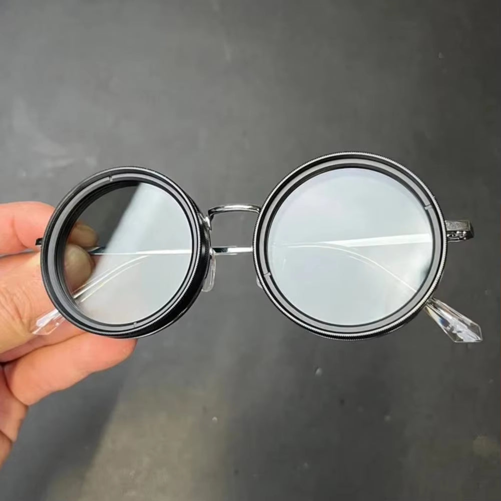 Transform Your Look with Adjustable Rounded Polarized Sunglasses – Trendy Eyewear with ND Filter Lenses for Ultimate Eye Protection!