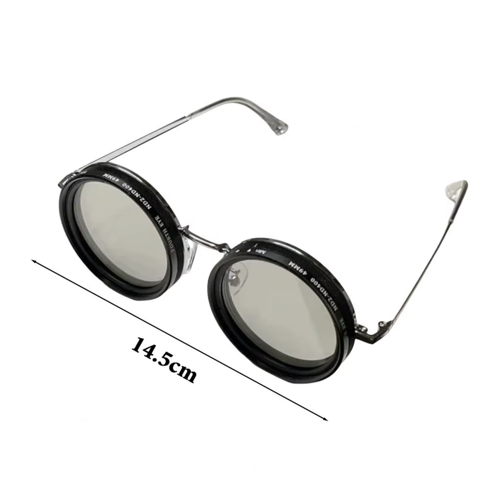 Transform Your Look with Adjustable Rounded Polarized Sunglasses – Trendy Eyewear with ND Filter Lenses for Ultimate Eye Protection!