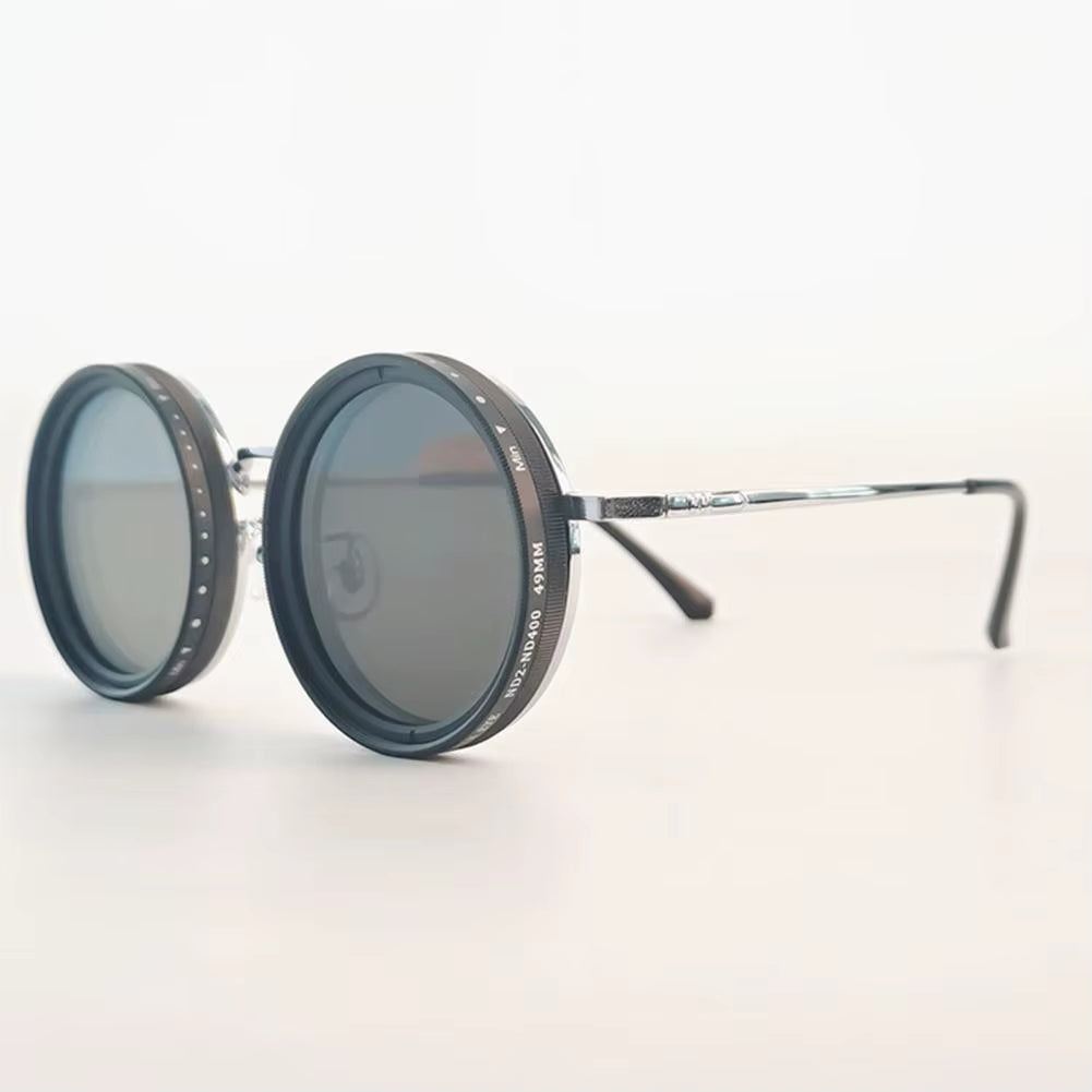 Transform Your Look with Adjustable Rounded Polarized Sunglasses – Trendy Eyewear with ND Filter Lenses for Ultimate Eye Protection!